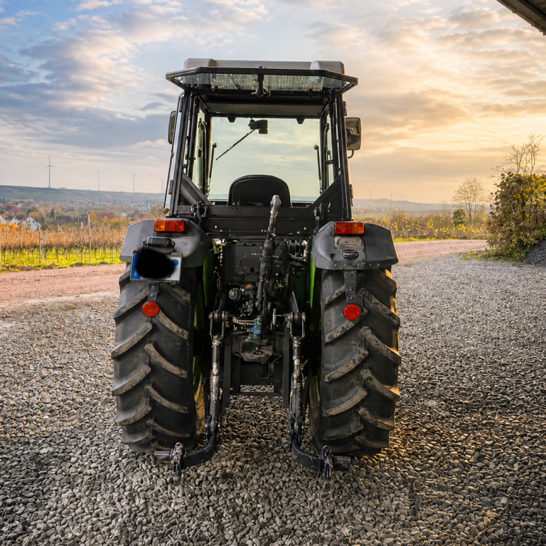 Heckansicht Deutz Agrolux F80