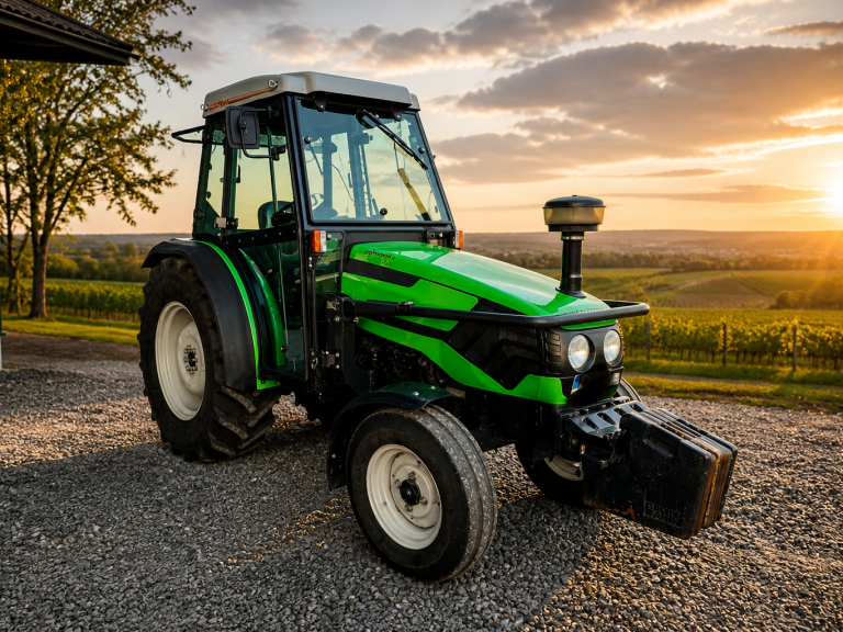 rechte Seitenansicht Deutz Agrolux F80